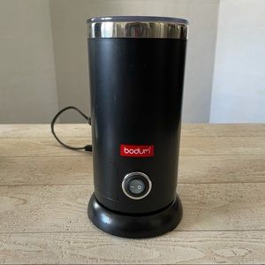 Bodum Bistro Electric Milk Frother Black Open Box